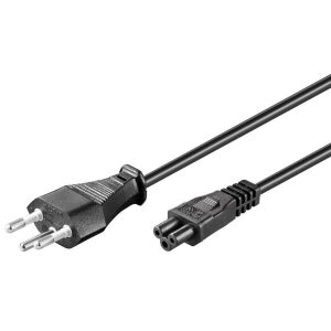MicroConnect tápkábél Svájc - C5 3m Svájci típus J to C5 H05vv-F3x0,75mm2 CU 145259936 - Kábel