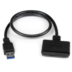 Kabel MicroConnect SATA USB3.0 DO 2,5" SATA III. SSD/HDD Czarny 0,3m 145260155 - Kabel danych