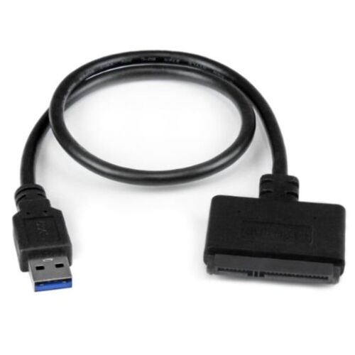 MicroConnect SATA USB3.0 kábel 2,5" SATA III. SSD/HDD-hez Fekete 0,3m 145260155