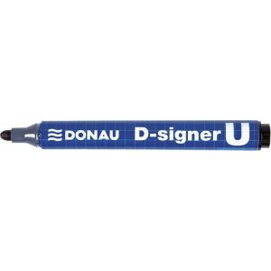Donau Permanent Marker DONAU D-Signer, kerek, 2-4mm (vonal), medál, fekete 145260617 - Marker