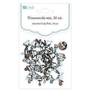 Clopoței metalici argintii 30 buc 145260690 - Crăciun