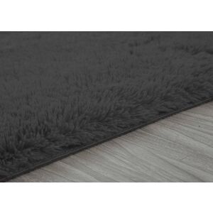 Covor Strado Shaggy 250x350, dreptunghi moale de plus, Gri 145260744 - Covoare