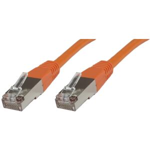 MicroConnect F/UTP CAT6 5m Narancs külső PVC burkolat: Fólia szűrés 4x2xAWG 27 CCA 145260769 - UTP kábel