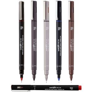 UNI PIN-200 professzionális vörös technikai toll 145260775 - Toll & Ceruza