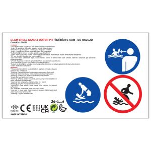 WOOPIE Piaskownica Muszelka Żółta Zamykana 2w1 Basen Suchy 1 szt. 145260936 - Piaskownica ogrodowa