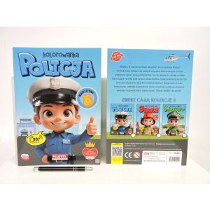 KÖNYV. Kifestőkönyv Rendőrség matrica csomaggal 145261595 - Gyermek & Ifjúsági könyv