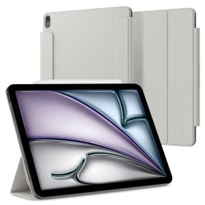 Spigen Air Skin Folio OneTap, szürke - iPad Air 13" 2024 145262062 - Tablet tok