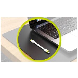 Mobil Origin Compact kábel USB-C - USB-C, fehér 145262115 - Kábel