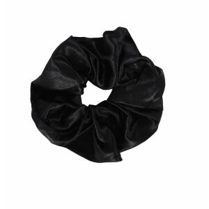 LILU fiatal nővére selyem hajgumi scrunchie Fekete