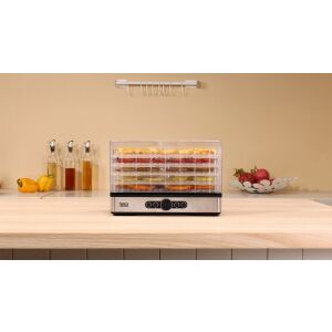 Gombaszárító, zöldség-, gyümölcsszárító, 400 W, 5 szita, kijelző, keringető légáramlás, TEESA 145263442 - Aszaló