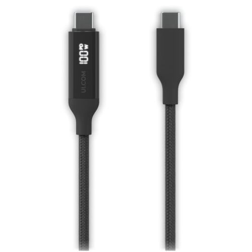 Ubiquiti UACC-Cable-USB-100W-0.3M-BK USB kábel 0,3 m USB C Fekete, Szürke 145263659