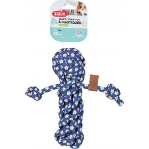 ZOLUX Kutya játék harapó figura kötél BLUE FLOWER 22cm