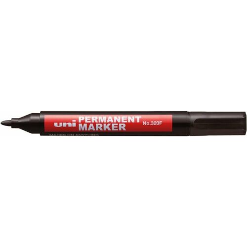Uni Mitsubishi Pencil Marker Permanent UNI 320 Fekete (NO-320FEKETE)