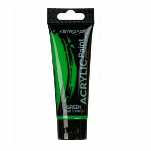 KEYROAD akrilfesték, 75ml, tubus, zöld 145263884 - Akrilfesték
