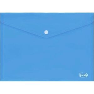 Forofis Teczka kopertowa z guzikiem A4 FOROFIS 91174 niebieska PP 0.16mm
