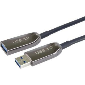 PremiumCord USB 3.0 AOC optikai hosszabbító kábel A/Férfi - A/Női, 20m 145264687 - Adatkábel
