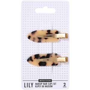 SISTER YOUNG_Lily Smink Hajcsat Készlet hajcsatok Világos Leopárd Mintás 2db