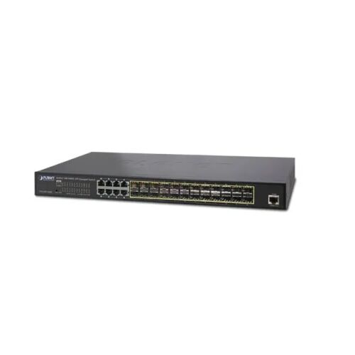 Planet GS-5220-16S8CR 24 portos Gigabit menedzselt switch - Hálózati switch