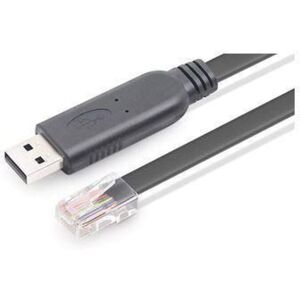 USB MicroConnect USB - RJ45 Adapter Fekete (USBETHM) 145265043 - USB átalakító