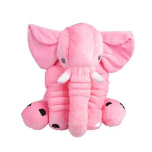 PROMO Maskotka Słoń różowy siedzący 7869 145265271 - Plusz