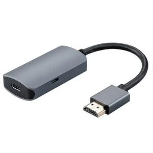 Adapter USB MicroConnect USB-C - HDMI Szary (HDMIUSB3.2) 145265531 - Convertoare HDMI
