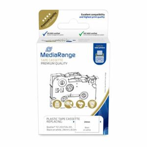 MediaRange írószalag. Brother TZ-251/TZe-251 24mmx8m fekete