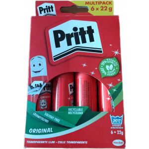 Pritt Klebestift Multipack 6 ST x 22g , 9H PS6BF 145265560 - Bürobedarf