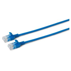 MicroConnect U/UTP CAT6A Slim 10M Kék árnyékolatlan hálózati kábel, LSZH 4x2xAWG 28 CU, OD: 3,6 mm 145266127 - Kábel