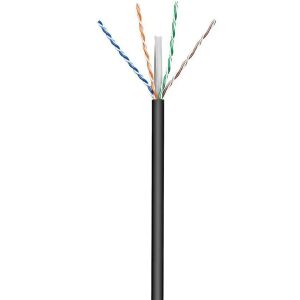 MicroConnect U/UTP CAT6 Outdoor 100m, Fekete Solid, AWG 23/1 CCA, PE burkolat LSA csatlakozási technológiával otthoni/külső használatra 145266384 - Kábel