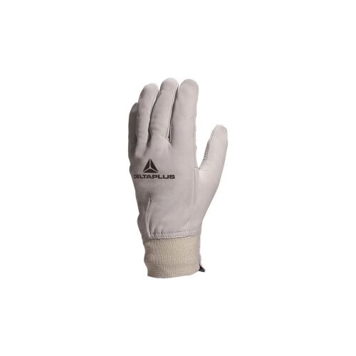 Bőr kesztyű marhabőrből csuklóhúzóval szürke színű méret 9 MAIN GFBLE09 145266807