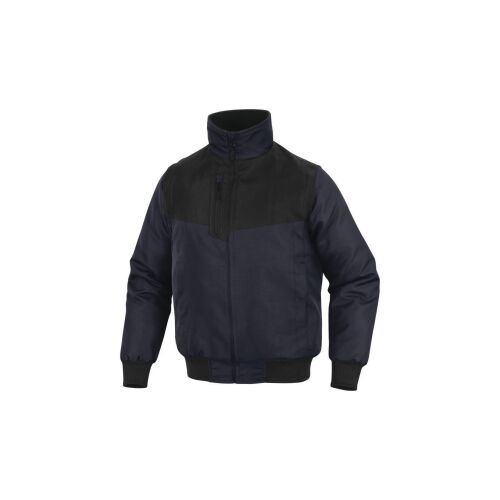 Szélkabát PU bevonatú poliészter oxfordból lehúzható ujjakkal RENO2, szín: kék-fekete, méret: M / RENO2MNTM 145267253