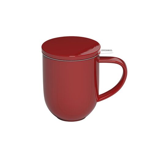 Loveramics Pro Tea - Kávéscsésze főzővel 300 ml - Piros