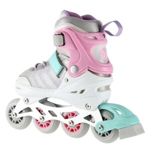Nils Extreme NH18192 Rollen mit auswechselbarer Kufe, verstellbar, weiß, r. 34-38 145267728 - Rollerskates für Kinder