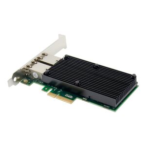 Hálózati kártya, MicroConnect, PCIe x4 Dual RJ45 10GbE X550