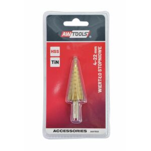Burghiu AWTOOLS STEP HSS-TIN/4-22mm 145267885 - Instrument