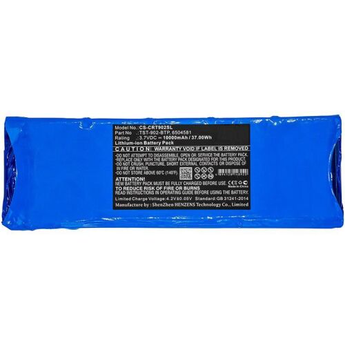 CoreParts Távirányító akku 37Wh Li-ion 3.7V 10000mAh Kék Crestron Pilot TST-902-hez 145268238