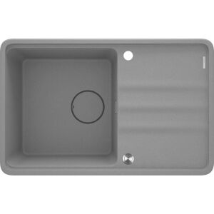 GRÁNIT MOSÓMEDENCE 1-RESZES CSORGÓVAL MOMI EZÜST FÉM 145268875 - Mosogatótálca