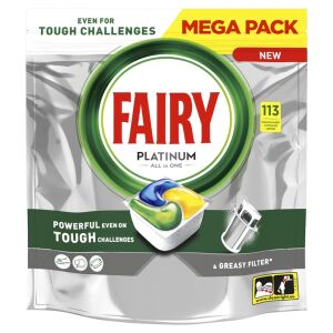 CAPS DISHWAS FAIRY PLATINUM LEMON 113PCE 145269494 - Gépi mosogatás