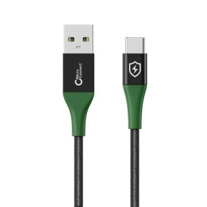 Microconnect MC-SMART USB-A-C-02 kábel USB USB 2.0 2 m USB A USB C Fekete, Zöld 145269841 - Adatkábel
