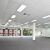 LED panelek 48W 4000K nagy irodai térben telepítve