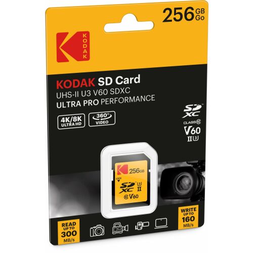 Kodak SD 256GB UHS-II U3 V60 Ultra Pro 145271397