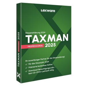 Lexware TAXMAN professional 2025 Adóvisszatérítés 1 x licenc 145271398 - Szoftver