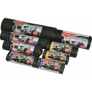 Irodai termékek Irodai szemeteszsákok, 35l, 15db, fekete (5901503651148) 145271444 - Szemeteszsák