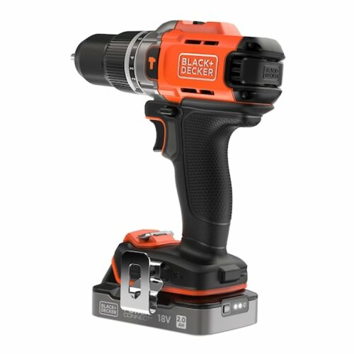 BLACK & DECKER 18V-os fúró 2x2.0 Ah akkumulátorral | BCD383D2XK-QW 145271599