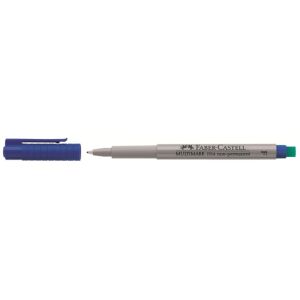 FABER-CASTELL Marker Multimark nem állandó F kék 10 db 145271703 - Filctoll