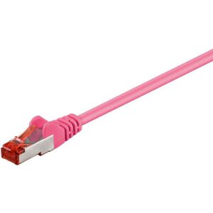 Microconnect SSTP620PI hálózati kábel Rózsaszín 20 m Cat6 S/FTP (S-STP) 145271823 - UTP kábel