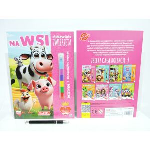 KÖNYV. KÍVÁNCSI ÁLLATOK a farmon krétával