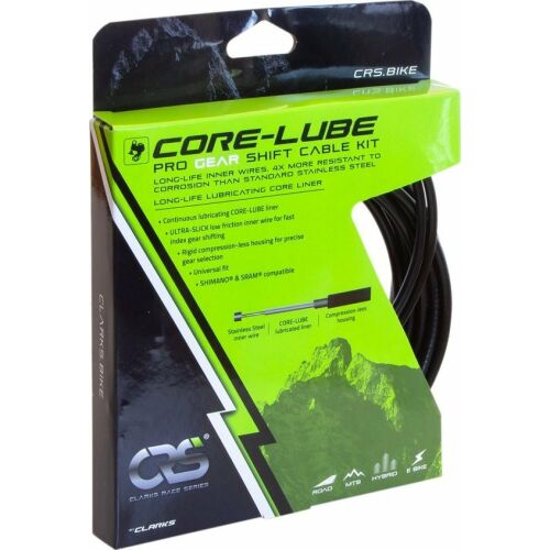 Clarks Váltókábél készlet páncélozva CLARKS RACE SERIES, Core-Lube Universal Pro Gear Shift Cable Kit, Univerzális 145271974