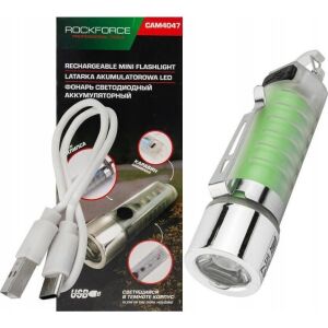 Rockforce Akkus LED-zseblámpa mini 6w1 USB-C 100 lm 500 mAh 145272000 - Lámpa & Világítás