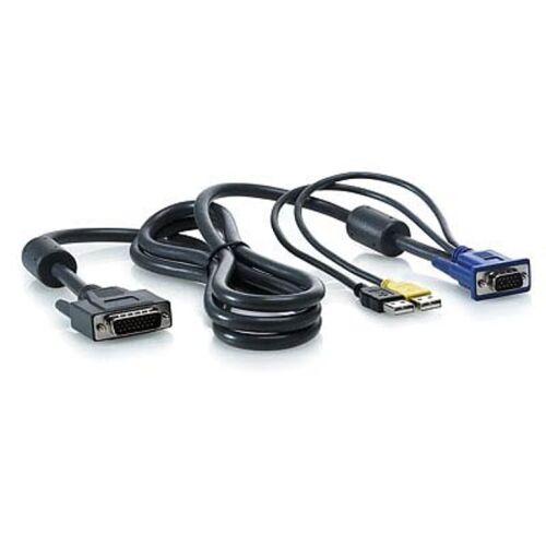 HP 1x4 KVM Konzol 6 láb USB kábel hálózati kábel 145272479